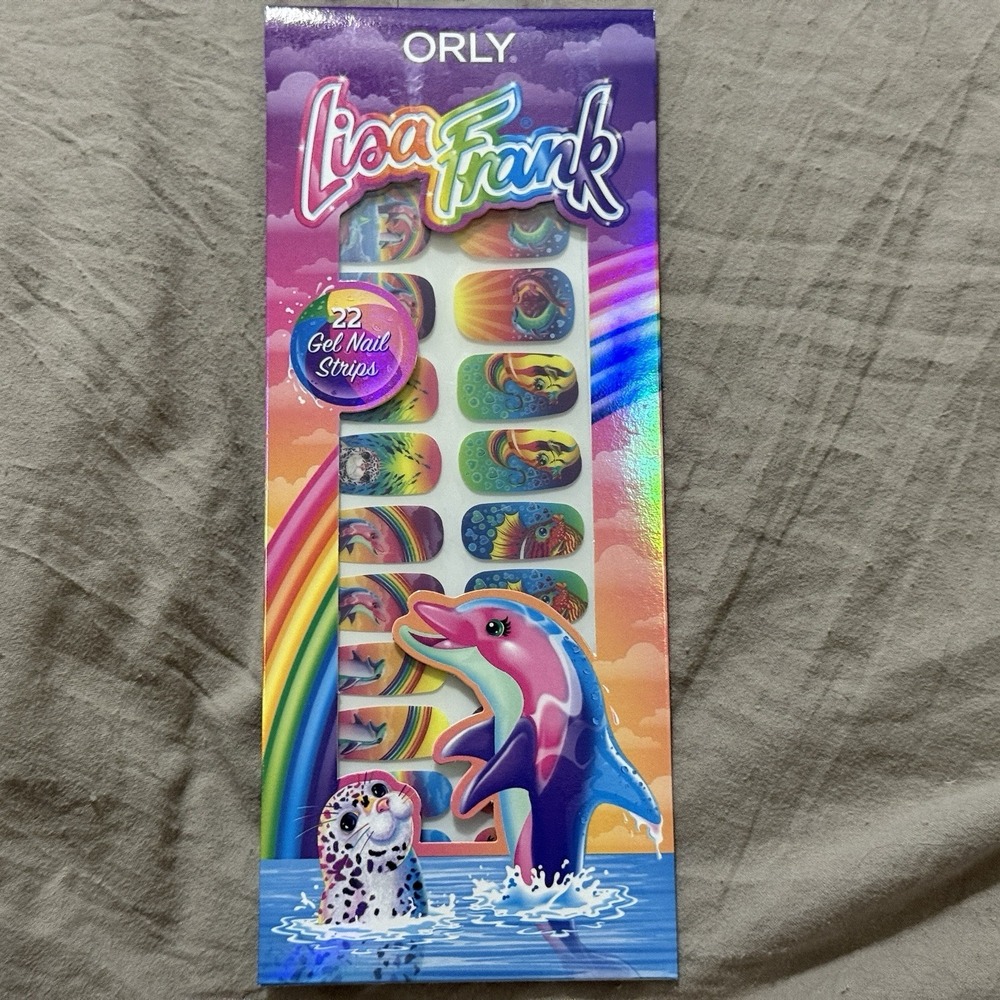 Orly Lisa‎ Frank Limited Edition Dancing Dolphins Nail Wraps